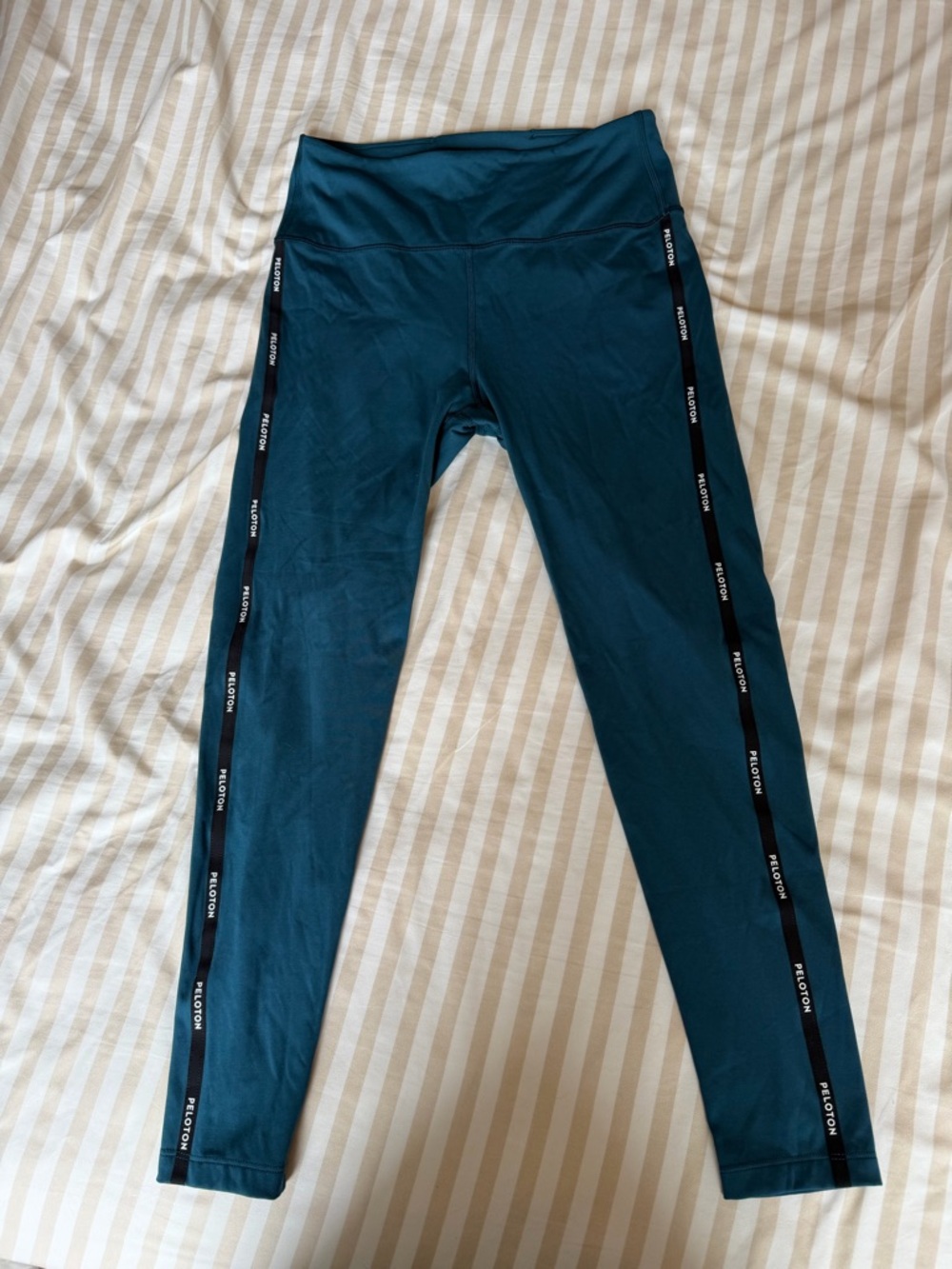 Peloton Women’s Teal High-Waist Active Leggings - Picture 2 of 3